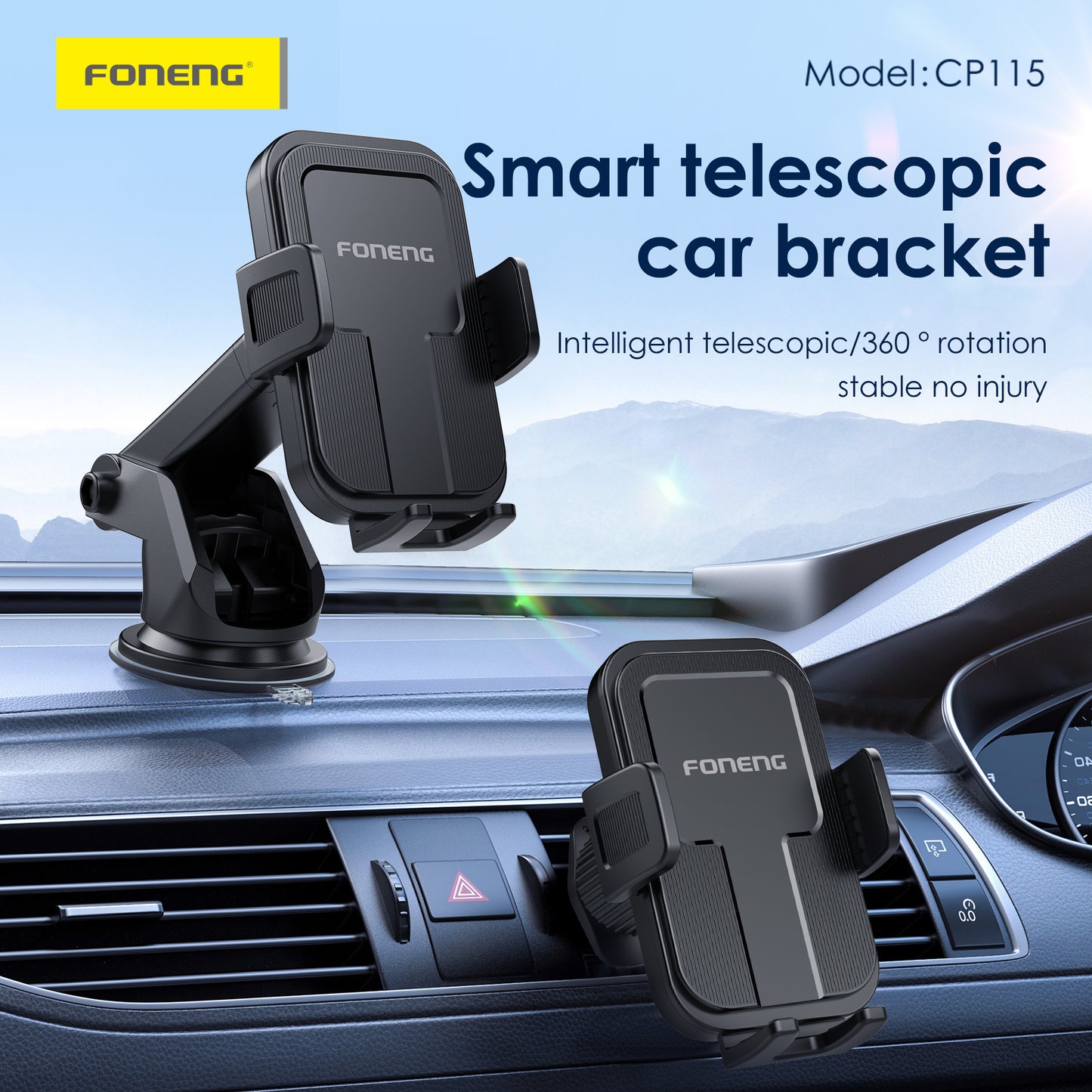 CP115 CAR PHONE HOLDER (AIR VENT/CENTER CONSOLE)