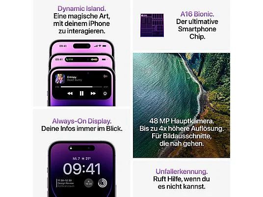 IPHONE 14 PRO MAX 128GB SEMI NUEVO BLACK GOLD WHITE PURPLE