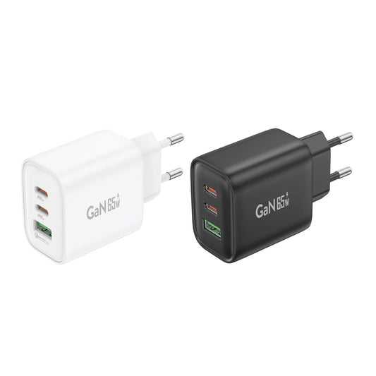 GAN10-EU A+C+C 3-PORT GAN CHARGER (65W)